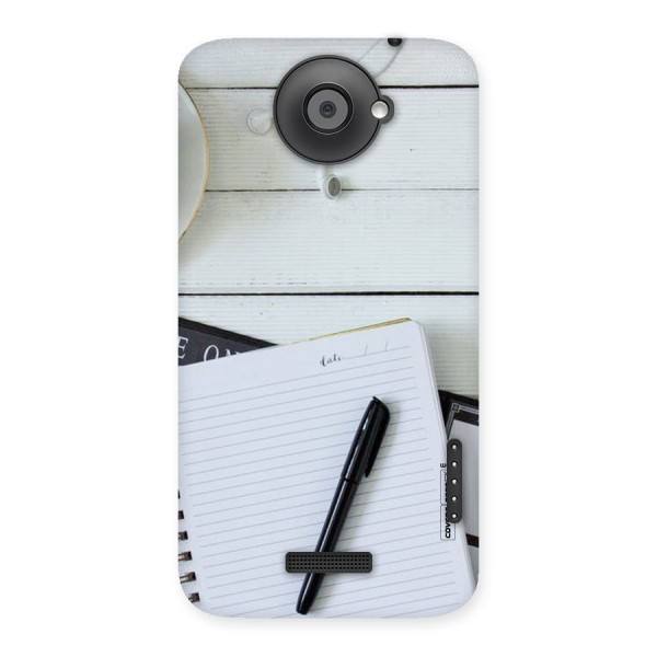 Headphones Notes Back Case for HTC One X