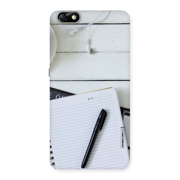 Headphones Notes Back Case for Honor 4X