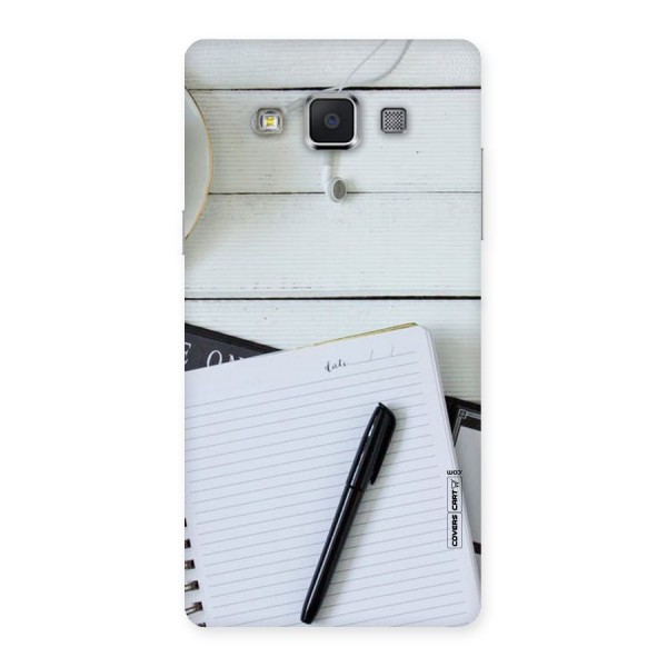Headphones Notes Back Case for Samsung Galaxy A5