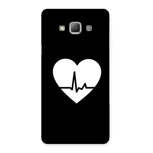 Heart Beat Back Case for Galaxy A7