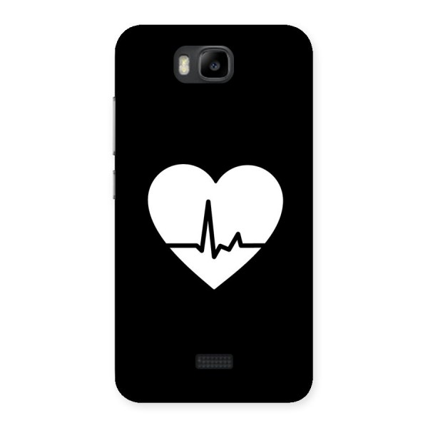 Heart Beat Back Case for Honor Bee