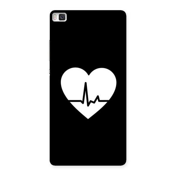 Heart Beat Back Case for Huawei P8