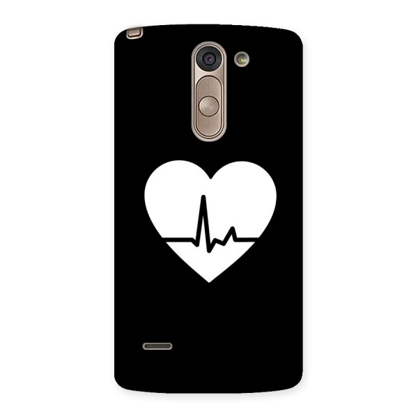 Heart Beat Back Case for LG G3 Stylus