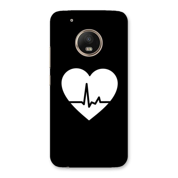 Heart Beat Back Case for Moto G5 Plus