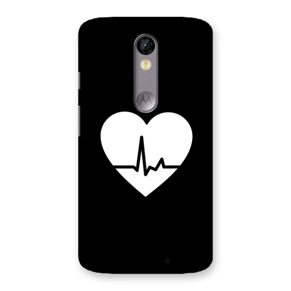 Heart Beat Back Case for Moto X Force