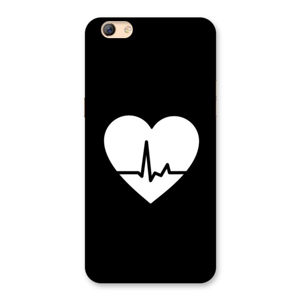 Heart Beat Back Case for Oppo F3 Plus