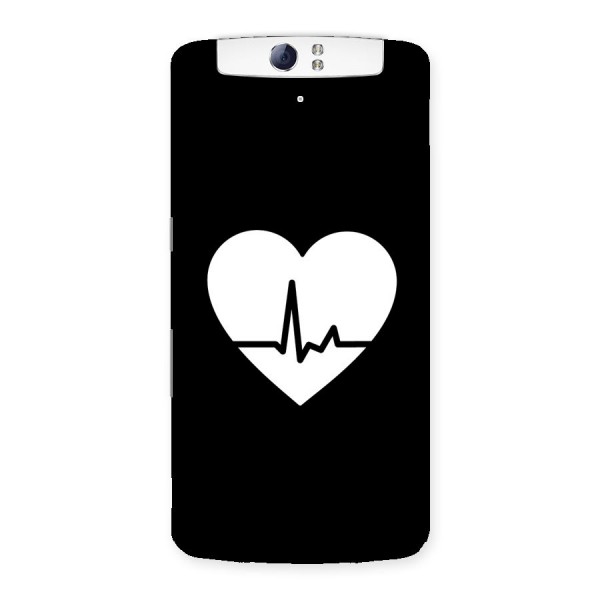 Heart Beat Back Case for Oppo N1