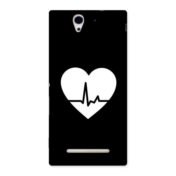 Heart Beat Back Case for Sony Xperia C3