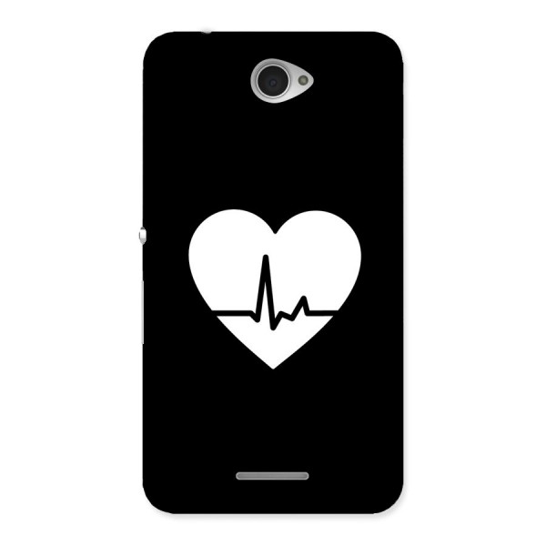 Heart Beat Back Case for Sony Xperia E4