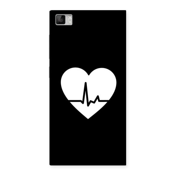 Heart Beat Back Case for Xiaomi Mi3