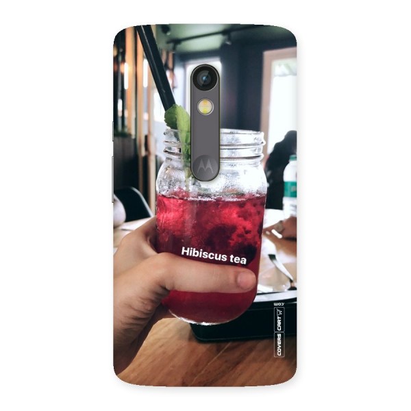 Hibiscus Tea Back Case for Moto X Play