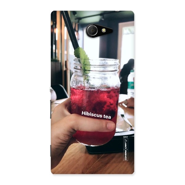 Hibiscus Tea Back Case for Sony Xperia M2