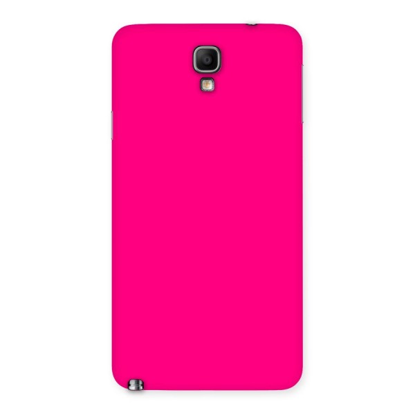 Hot Pink Back Case for Galaxy Note 3 Neo
