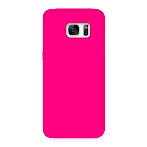 Hot Pink Back Case for Galaxy S7 Edge