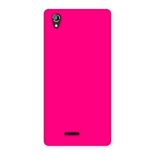 Hot Pink Back Case for Lava Iris 800