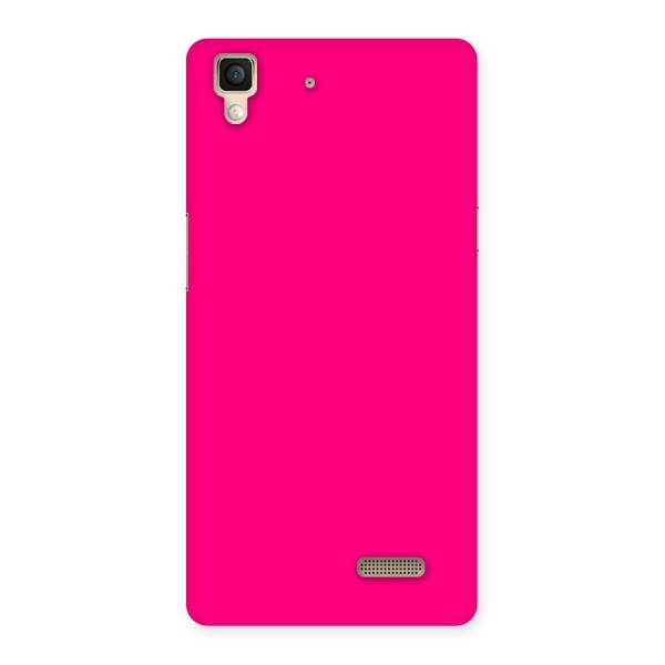 Hot Pink Back Case for Oppo R7