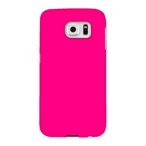 Hot Pink Back Case for Samsung Galaxy S6