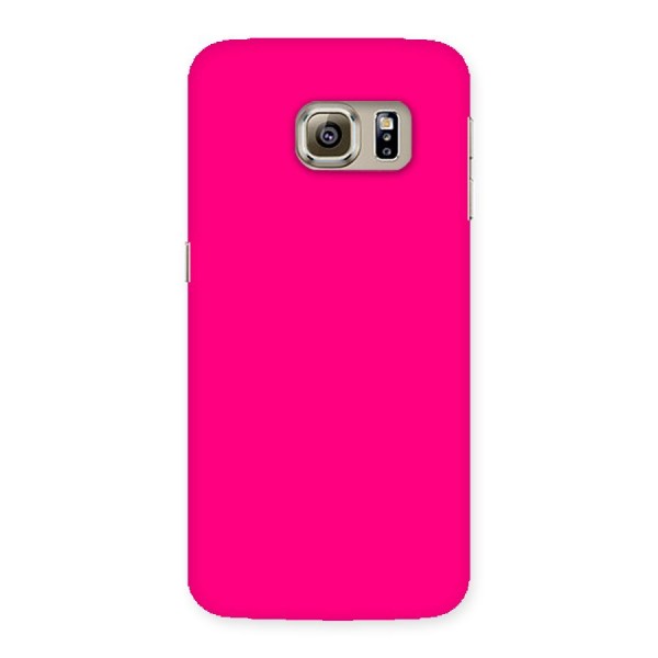 Hot Pink Back Case for Samsung Galaxy S6 Edge