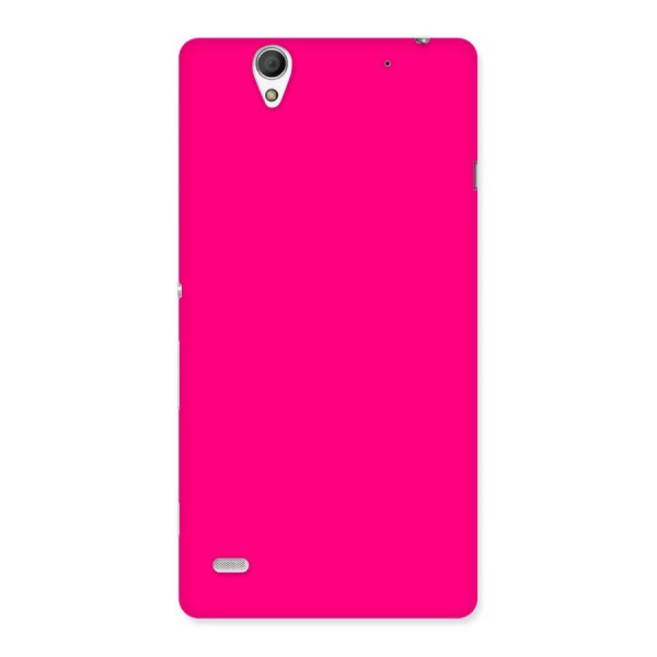Hot Pink Back Case for Sony Xperia C4