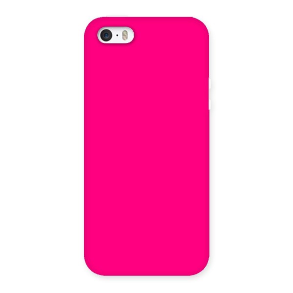 Hot Pink Back Case for iPhone SE
