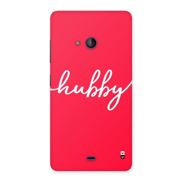 Hubby Back Case for Lumia 540