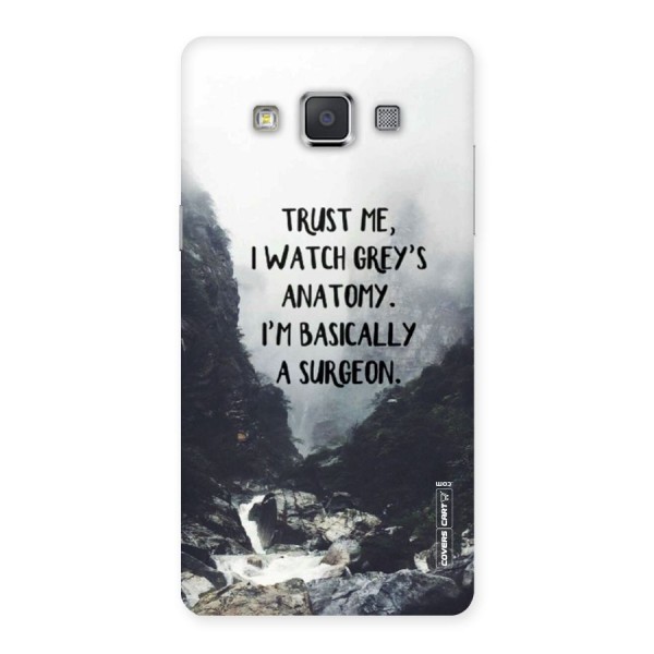 I Am A Surgeon Back Case for Galaxy Grand 3