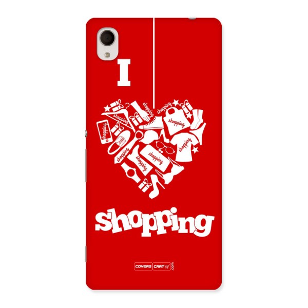 Shopaholic Shopping Love Back Case for Sony Xperia M4
