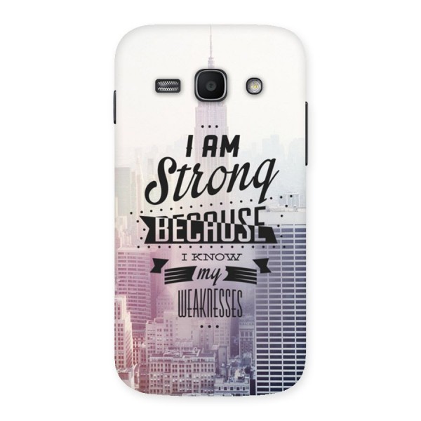I am Strong Back Case for Galaxy Ace 3