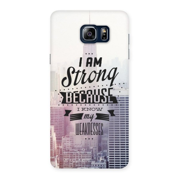 I am Strong Back Case for Galaxy Note 5