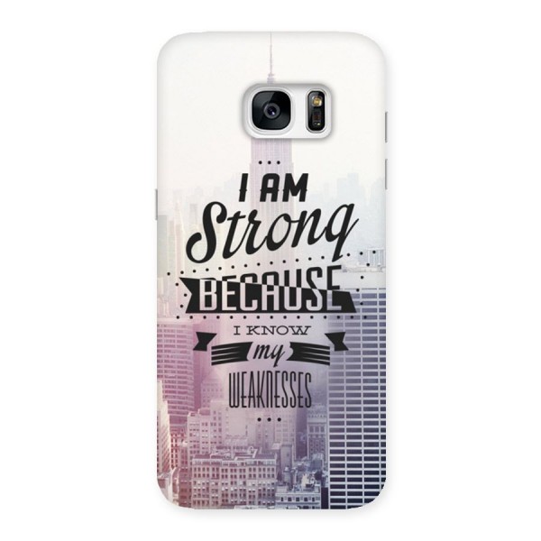 I am Strong Back Case for Galaxy S7 Edge