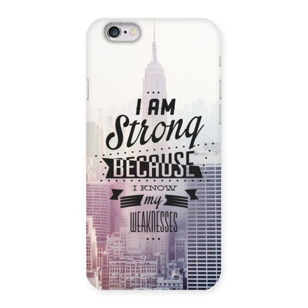 I am Strong Back Case for iPhone 6 6S