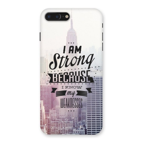 I am Strong Back Case for iPhone 7 Plus