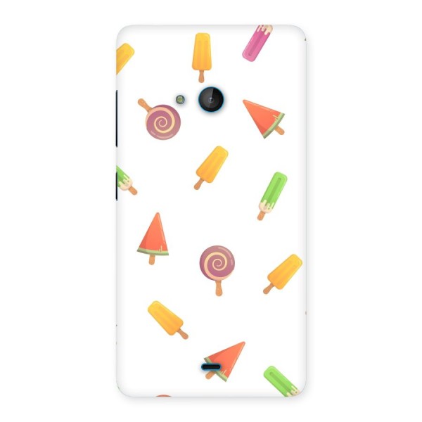 Ice Cream Colors Back Case for Lumia 540