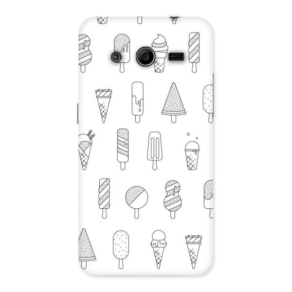Ice Cream Lines Back Case for Galaxy Core 2