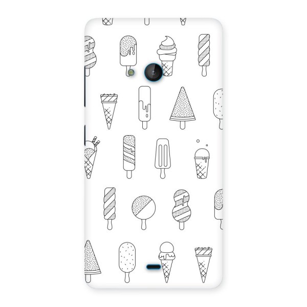 Ice Cream Lines Back Case for Lumia 540