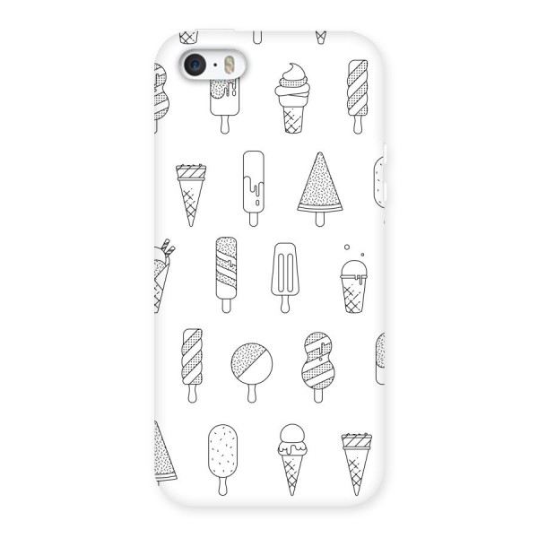 Ice Cream Lines Back Case for iPhone SE
