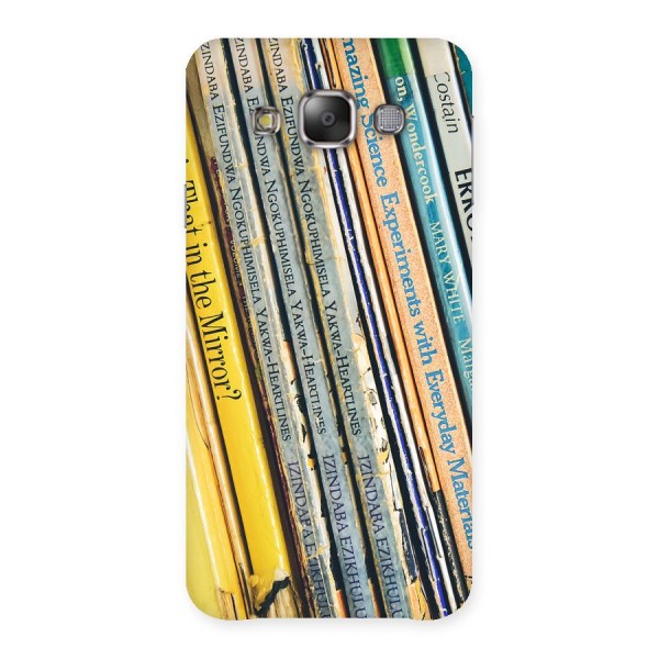 In Love with Books Back Case for Galaxy E7