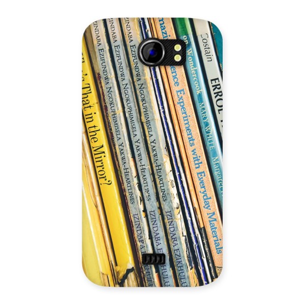In Love with Books Back Case for Micromax Canvas 2 A110