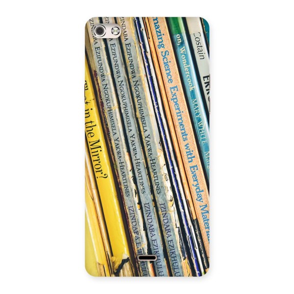 In Love with Books Back Case for Micromax Canvas Silver 5