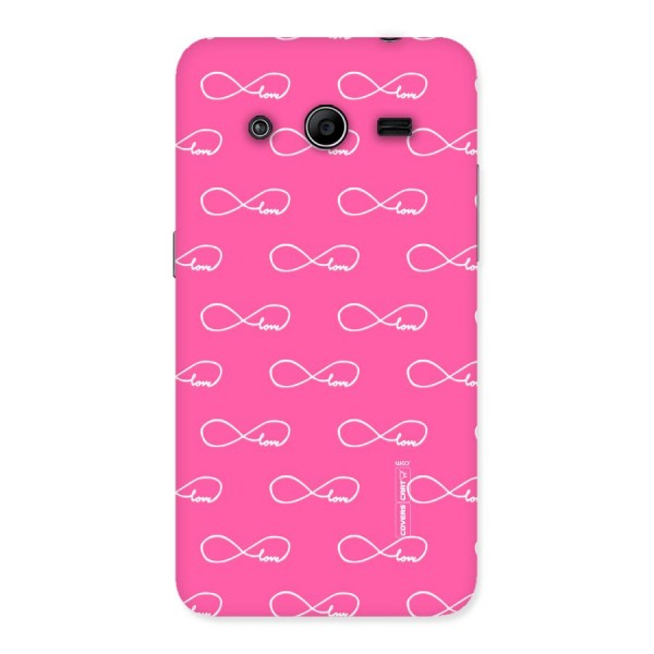 Infinity Love Back Case for Galaxy Core 2