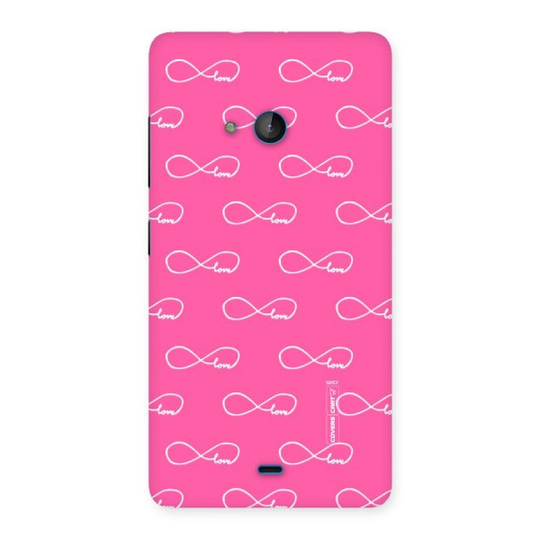 Infinity Love Back Case for Lumia 540