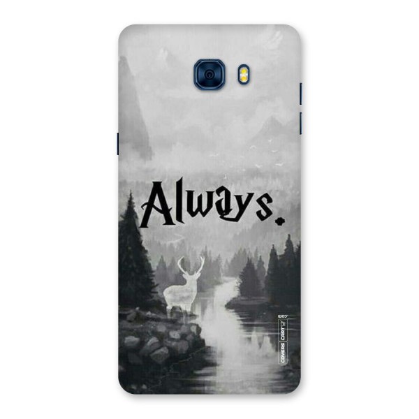Invisible Deer Back Case for Galaxy C7 Pro
