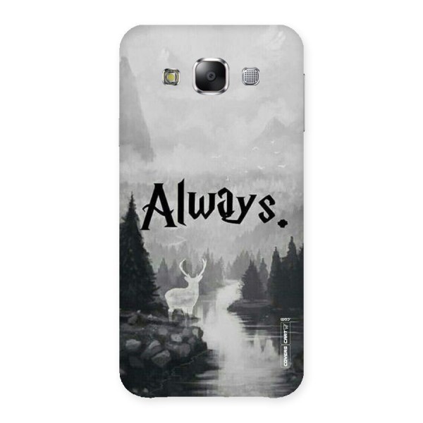 Invisible Deer Back Case for Samsung Galaxy E5