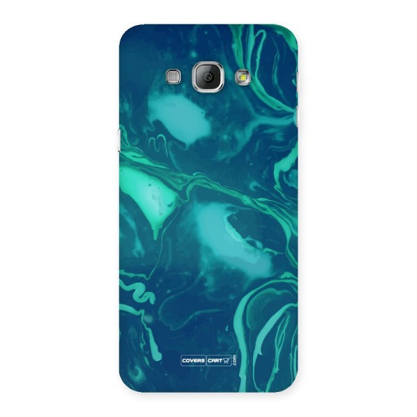 Jazzy Green Marble Texture Back Case for Galaxy A8