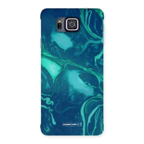 Jazzy Green Marble Texture Back Case for Galaxy Alpha
