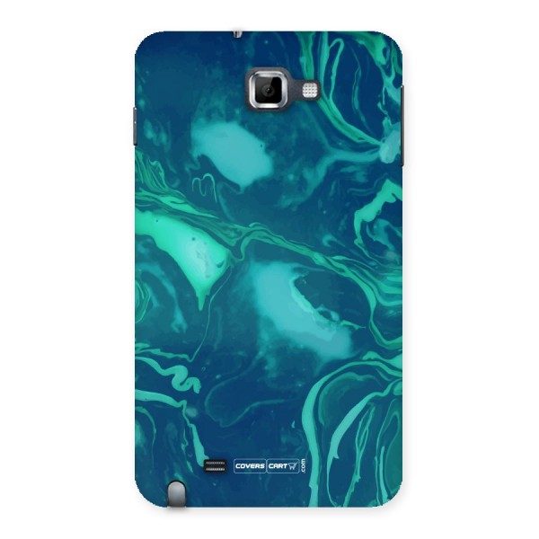 Jazzy Green Marble Texture Back Case for Galaxy Note