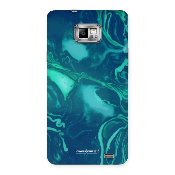 Jazzy Green Marble Texture Back Case for Galaxy S2