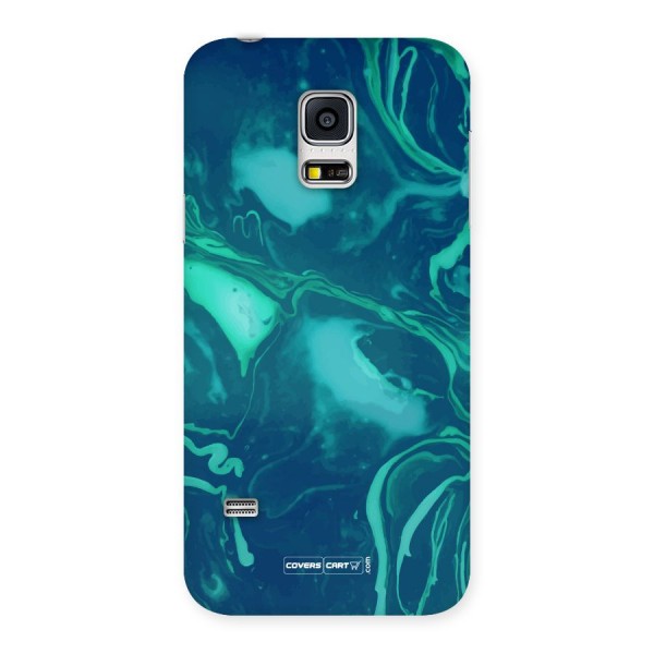 Jazzy Green Marble Texture Back Case for Galaxy S5 Mini