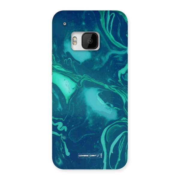 Jazzy Green Marble Texture Back Case for HTC One M9