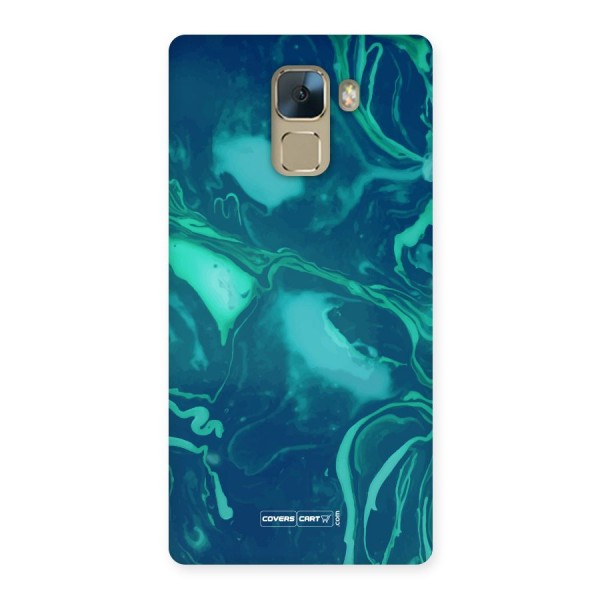 Jazzy Green Marble Texture Back Case for Huawei Honor 7